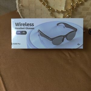 Wireless Headset Glasses - Black XG88 Pro New